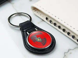 Porsche Acryl Schlüsselanhänger Stilvoll Minimal Luxus Optik